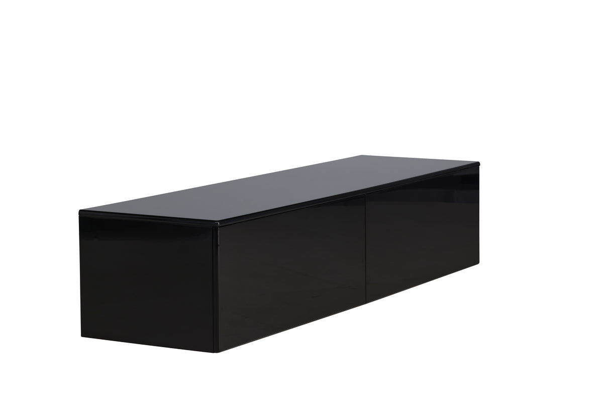 TV-Lowboard Nova Schwarz Glossy in Farbe von kommodly