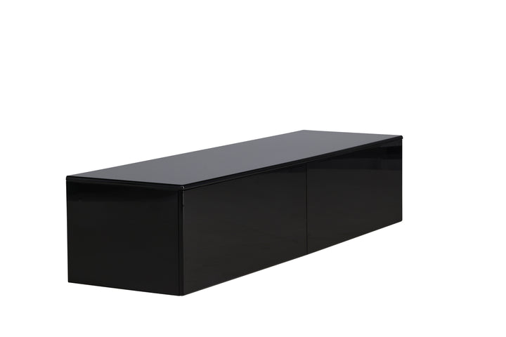 TV-Lowboard Nova Schwarz Glossy in Farbe von kommodly