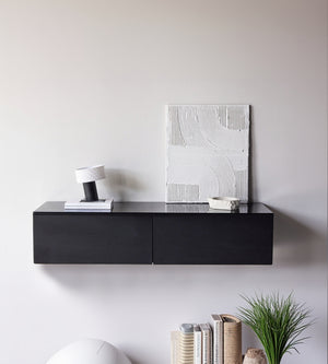 TV-Lowboard Nova Schwarz Glossy in Farbe von kommodly