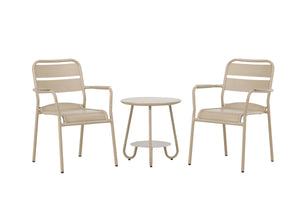 Balkon-Café-Set Daci Beige in Farbe von kommodly