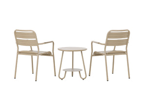 Balkon-Café-Set Daci Beige in Farbe von kommodly