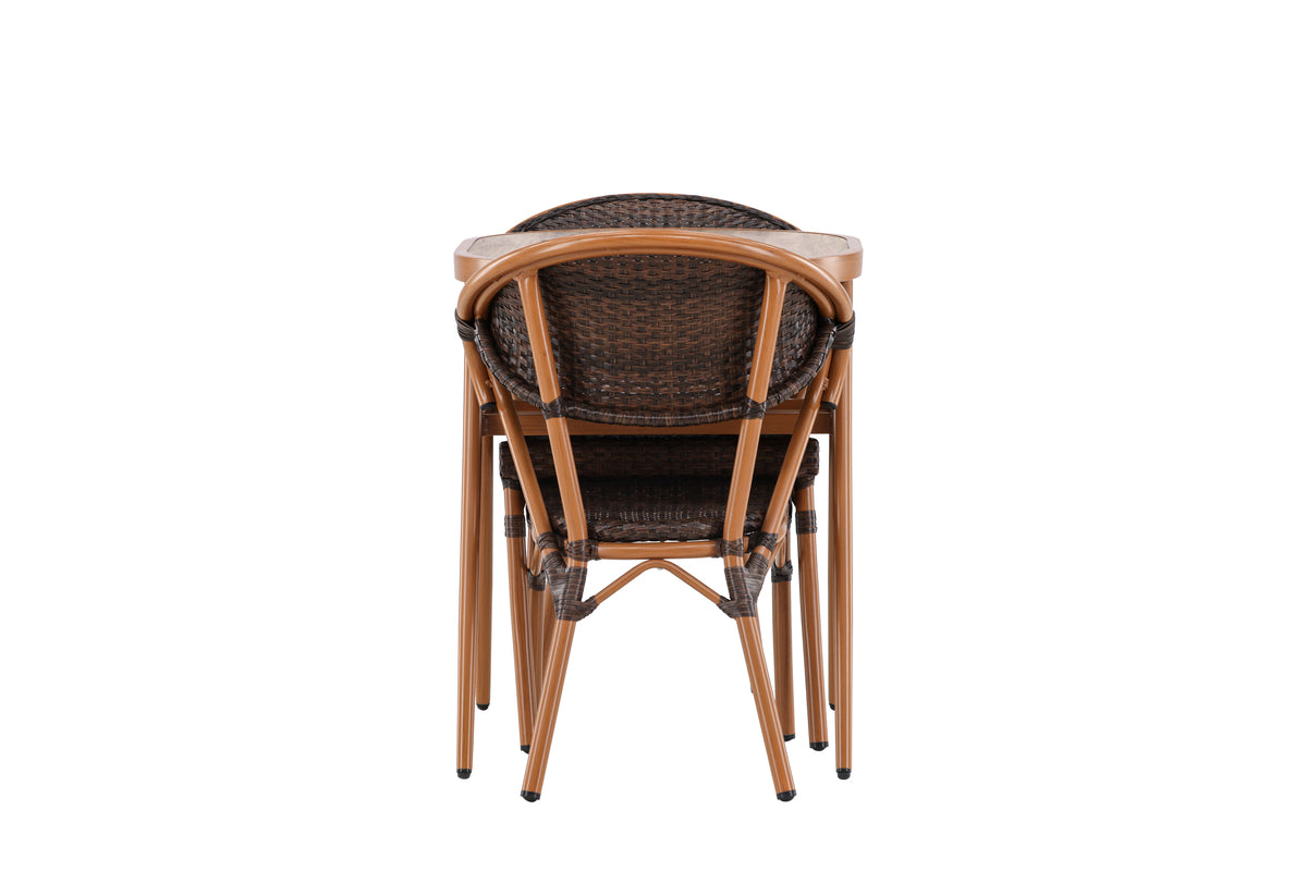 Café-Set Liko Braun in Farbe von kommodly