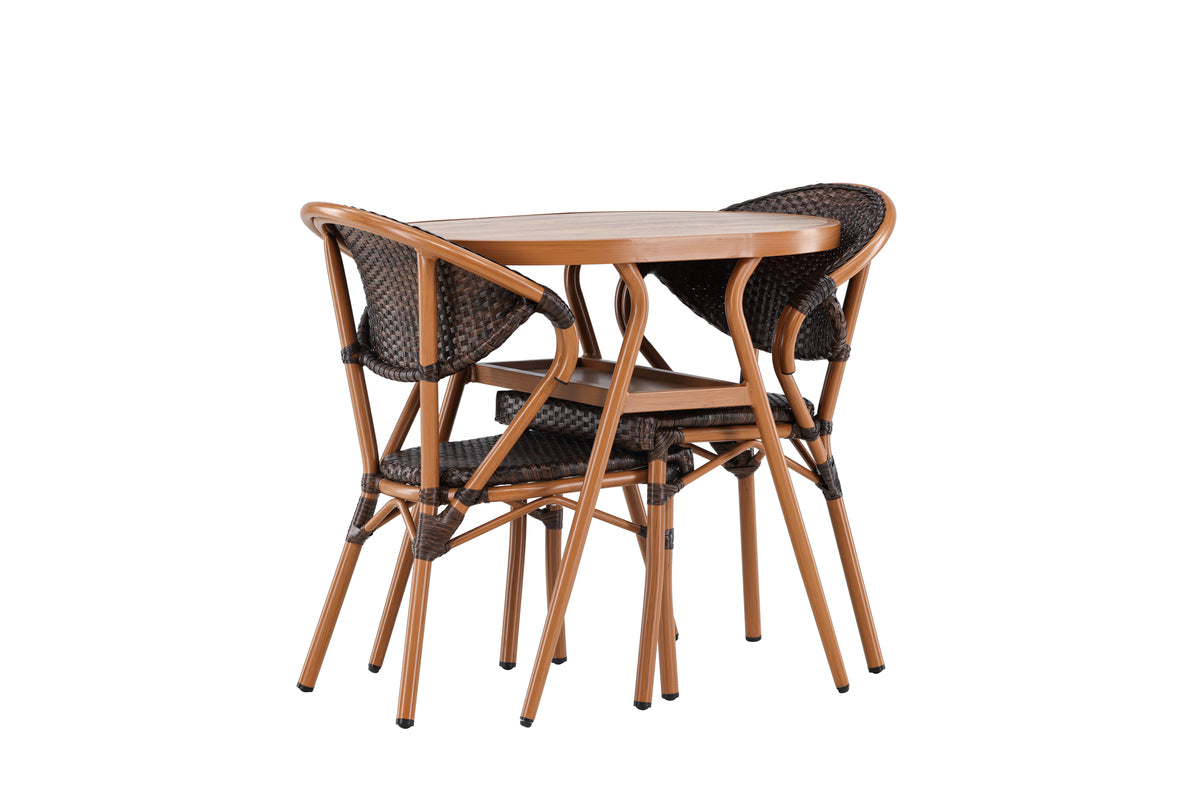 Café-Set Liko Braun in Farbe von kommodly
