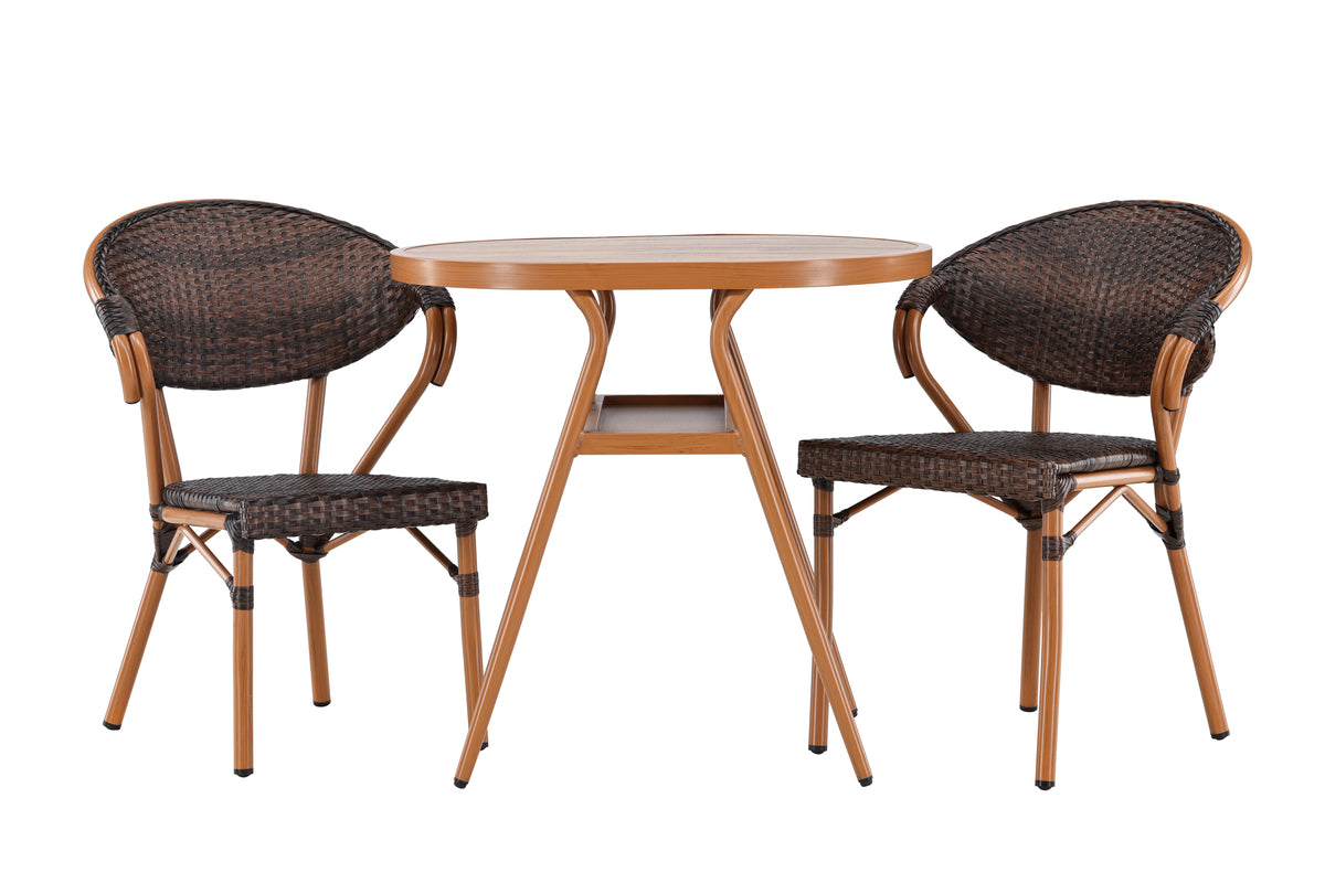 Café-Set Liko Braun in Farbe von kommodly