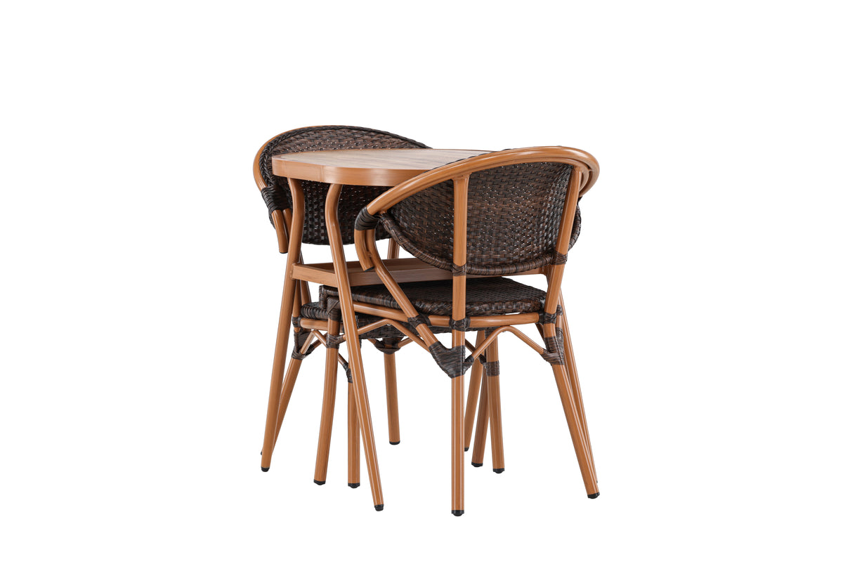 Café-Set Liko Braun in Farbe von kommodly