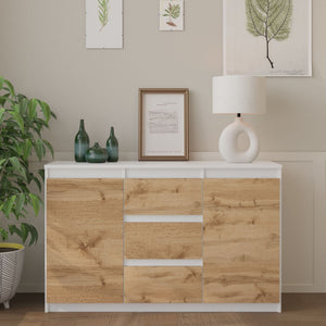Mikel Sideboard 120 cm / 3 Schubladen in Farbe von kommodly