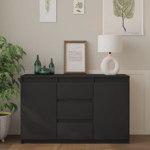 Mikel Sideboard 120 cm / 3 Schubladen in Farbe von kommodly