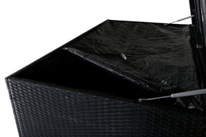 Kissenbox Kago Schwarz in Farbe von kommodly