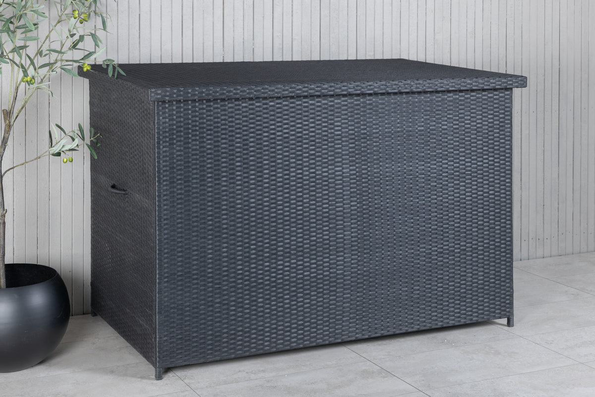 Kissenbox Kago Schwarz in Farbe von kommodly
