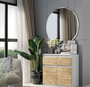 Noah Sideboard 80 cm / 2 Schubladen in Farbe von kommodly