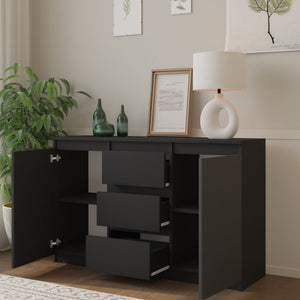 Mikel Sideboard 120 cm / 3 Schubladen in Farbe von kommodly