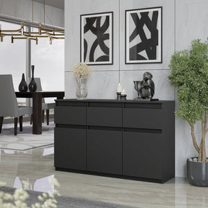 Noah Sideboard 120 cm / 3 Schubladen in Farbe von kommodly