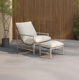 Loungestuhl Yumi in Farbe Beige von kommodly