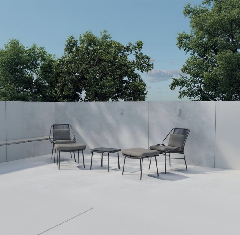 Lounge-Set Kelo in Farbe Graubraun von kommodly