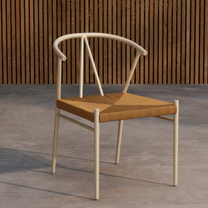 Stuhl Vazi in Farbe Beige Weiß von kommodly