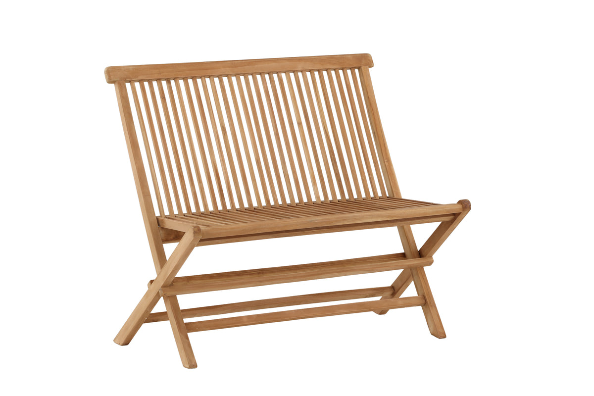 Gartenbank Tora Teak Natur in Farbe von kommodly