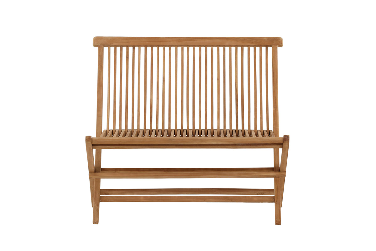 Gartenbank Tora Teak Natur in Farbe von kommodly