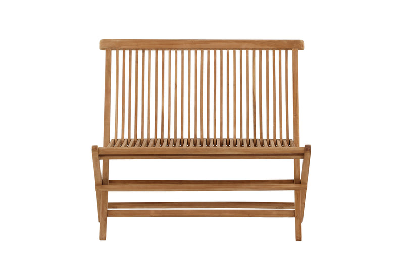 Gartenbank Tora Teak Natur in Farbe von kommodly