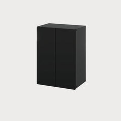 Badezimmerschrank Beautybox 40cm in Farbe Schwarz Matt von Kommodly