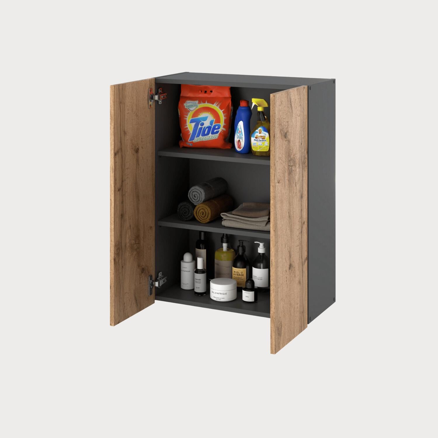 Badezimmerschrank Beautybox 60cm in Farbe von Kommodly