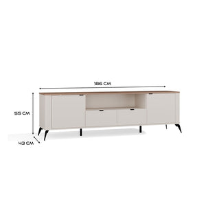 TV-Lowboard Vero in Farbe von kommodly