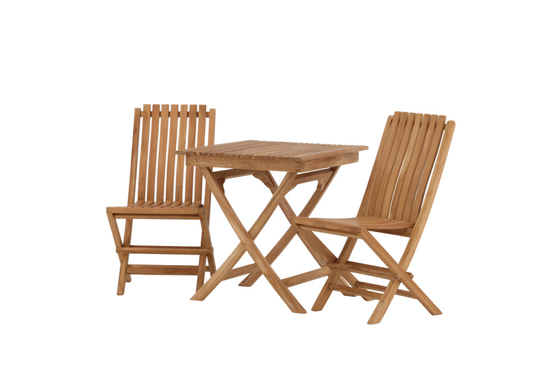 Gartenmöbel-Set Nanu Teak in Farbe von kommodly