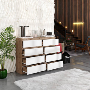 Gabriel Kommode 120 cm / 8 Schubladen in Farbe von kommodly