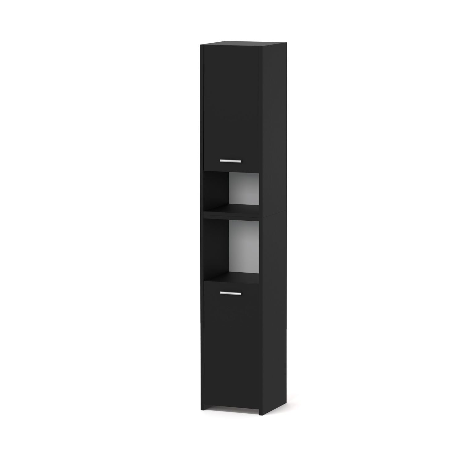 Hochschrank Hannes in Farbe Schwarz Matt von Kommodly