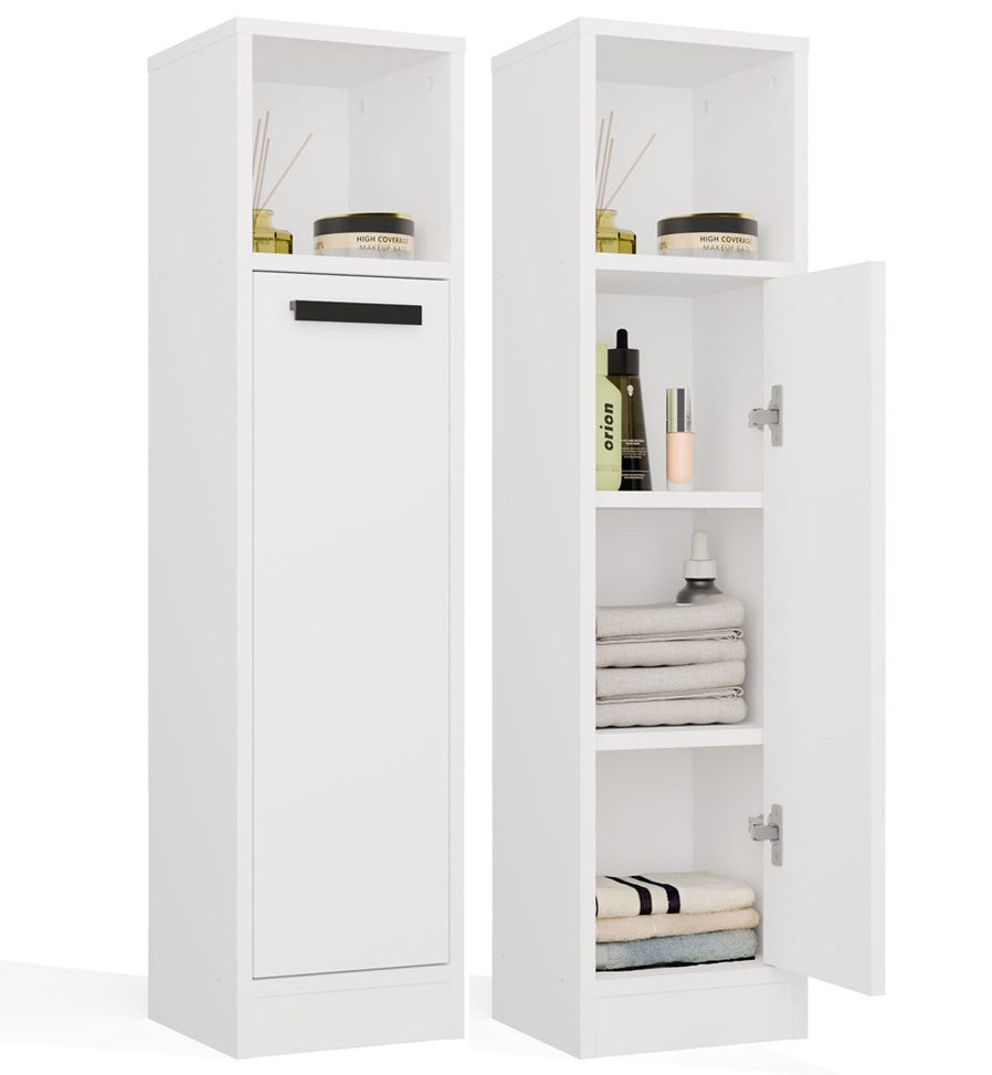 Badezimmerschrank Iva Weiß in Farbe von kommodly