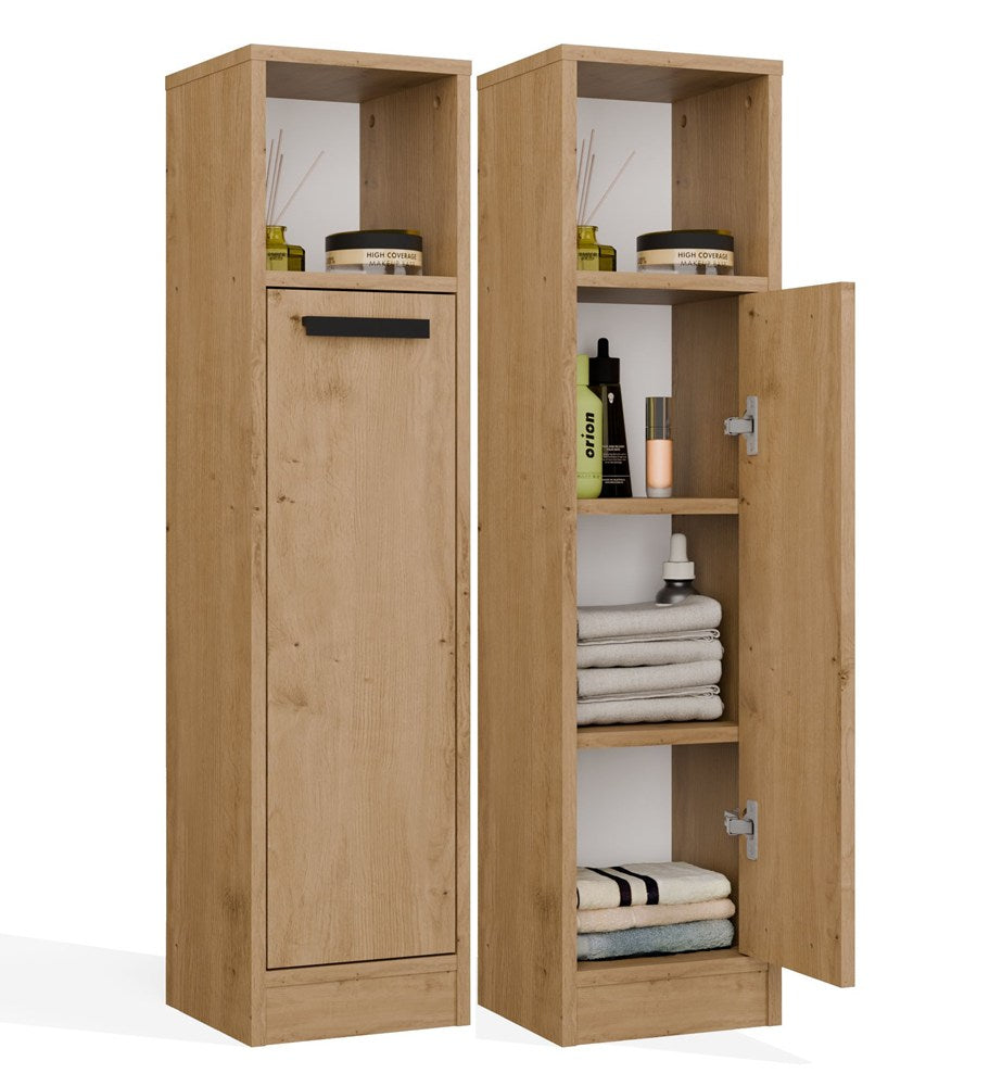 Badezimmerschrank Iva Weiß in Farbe von kommodly