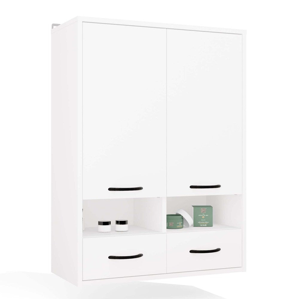 Wandhängeschrank Viva Weiß in Farbe von kommodly