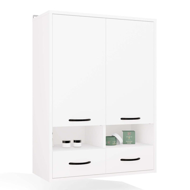 Wandhängeschrank Viva Weiß in Farbe von kommodly