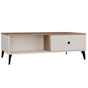 Couchtisch Tova Beige/Eiche in Farbe von kommodly