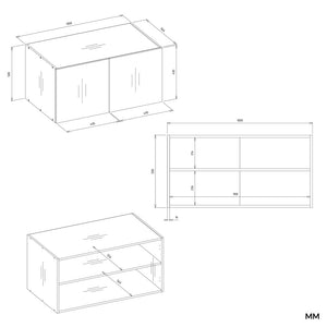 Oberschrank Sava in Farbe von kommodly