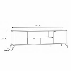 TV-Lowboard Vero in Farbe von kommodly