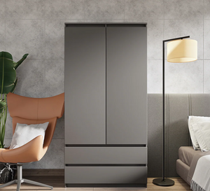Joelle Kleiderschrank 90 cm / 2 Türen in Farbe von kommodly