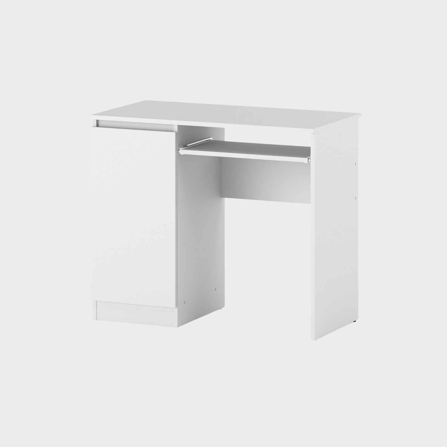Schreibtisch Schrankstefan in Farbe Weiß Matt von Kommodly