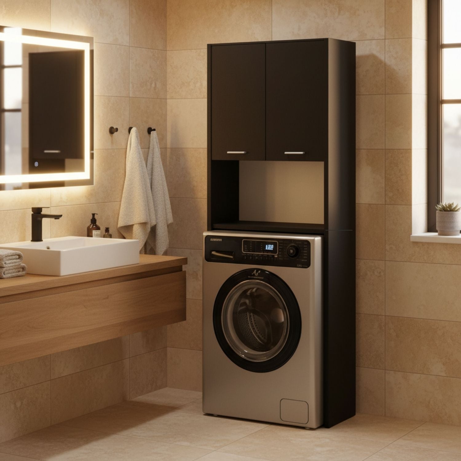 Waschmaschinenschrank Waschli in Farbe von Kommodly