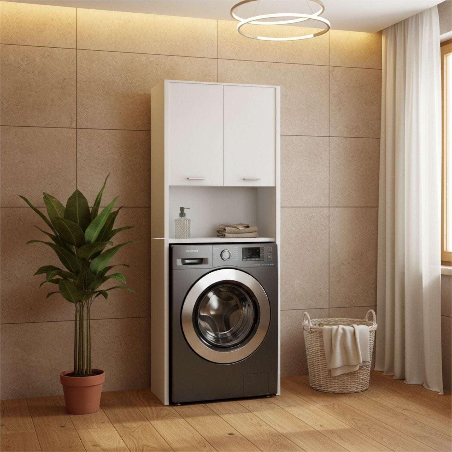 Waschmaschinenschrank Waschli in Farbe von Kommodly