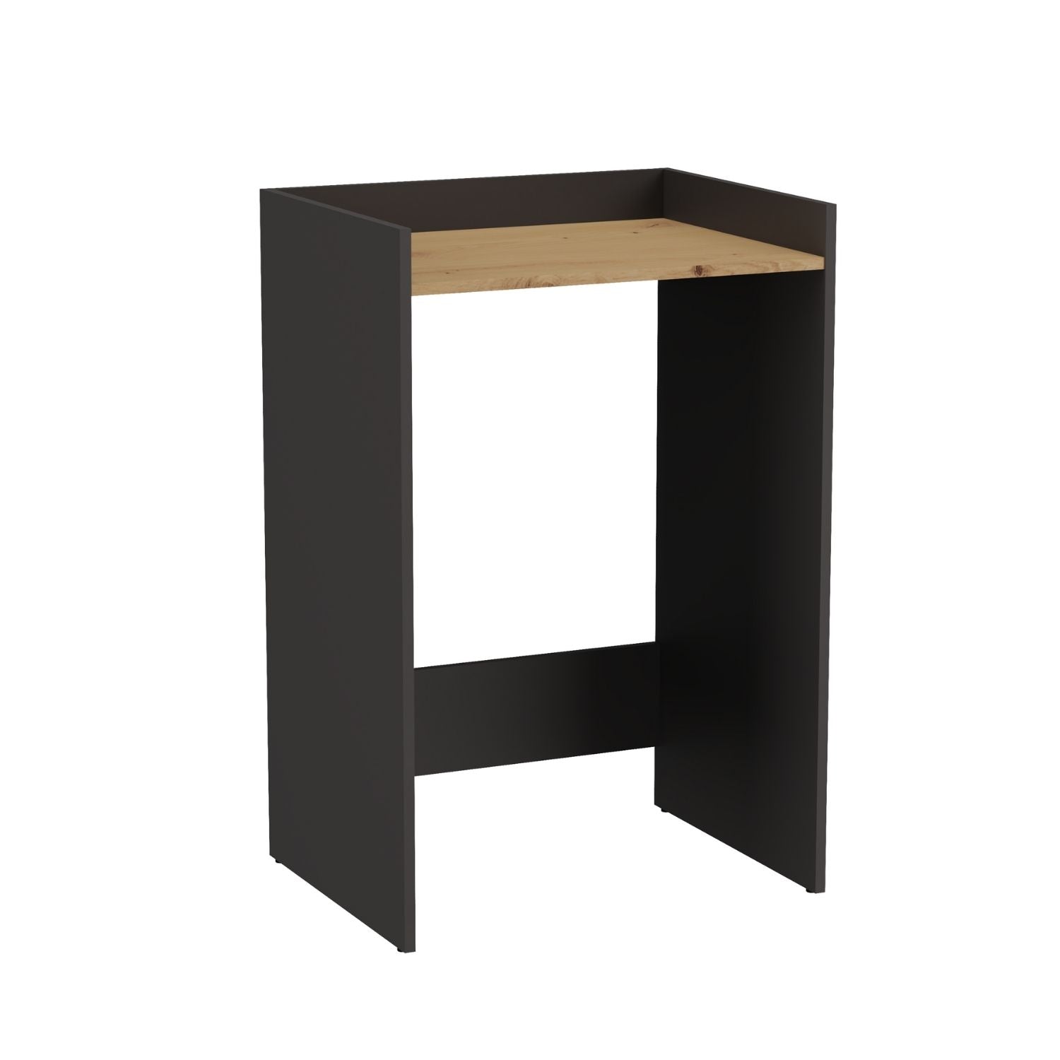 Waschmaschinenschrank Waschli Klein B in Farbe Anthrazit Eiche von Kommodly