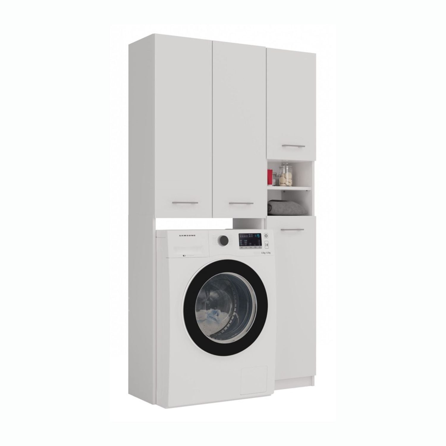 Waschmaschinenschrank Waschli Set 4 in Farbe von Kommodly