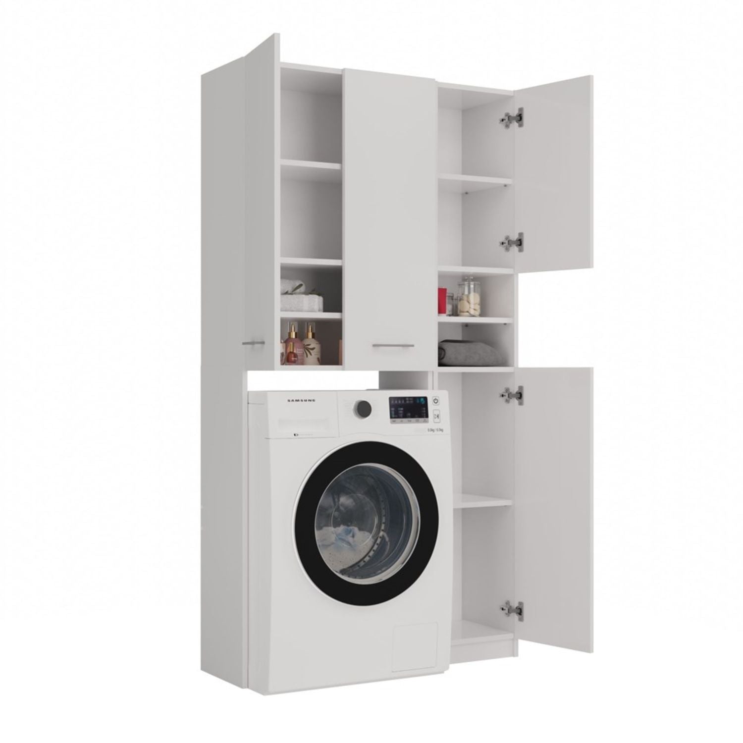 Waschmaschinenschrank Waschli Set 4 in Farbe von Kommodly