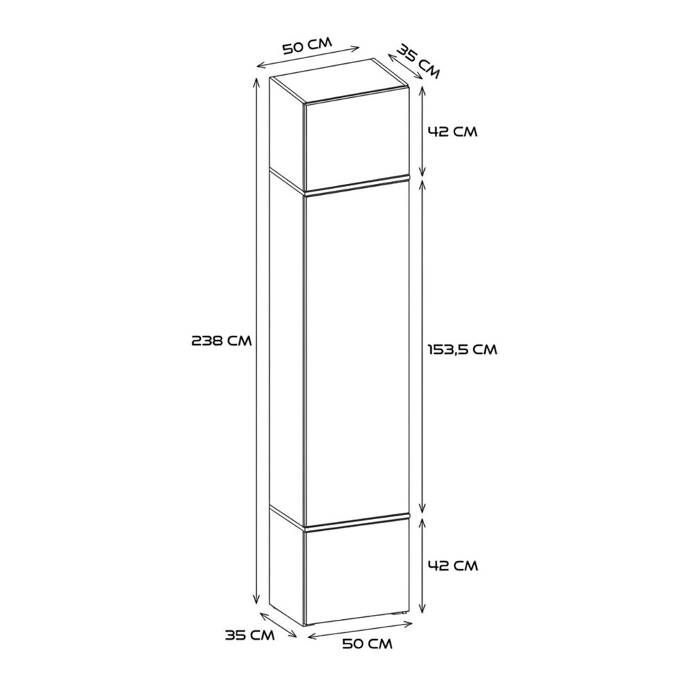 Garderobe Gerhard Single in Farbe von Kommodly