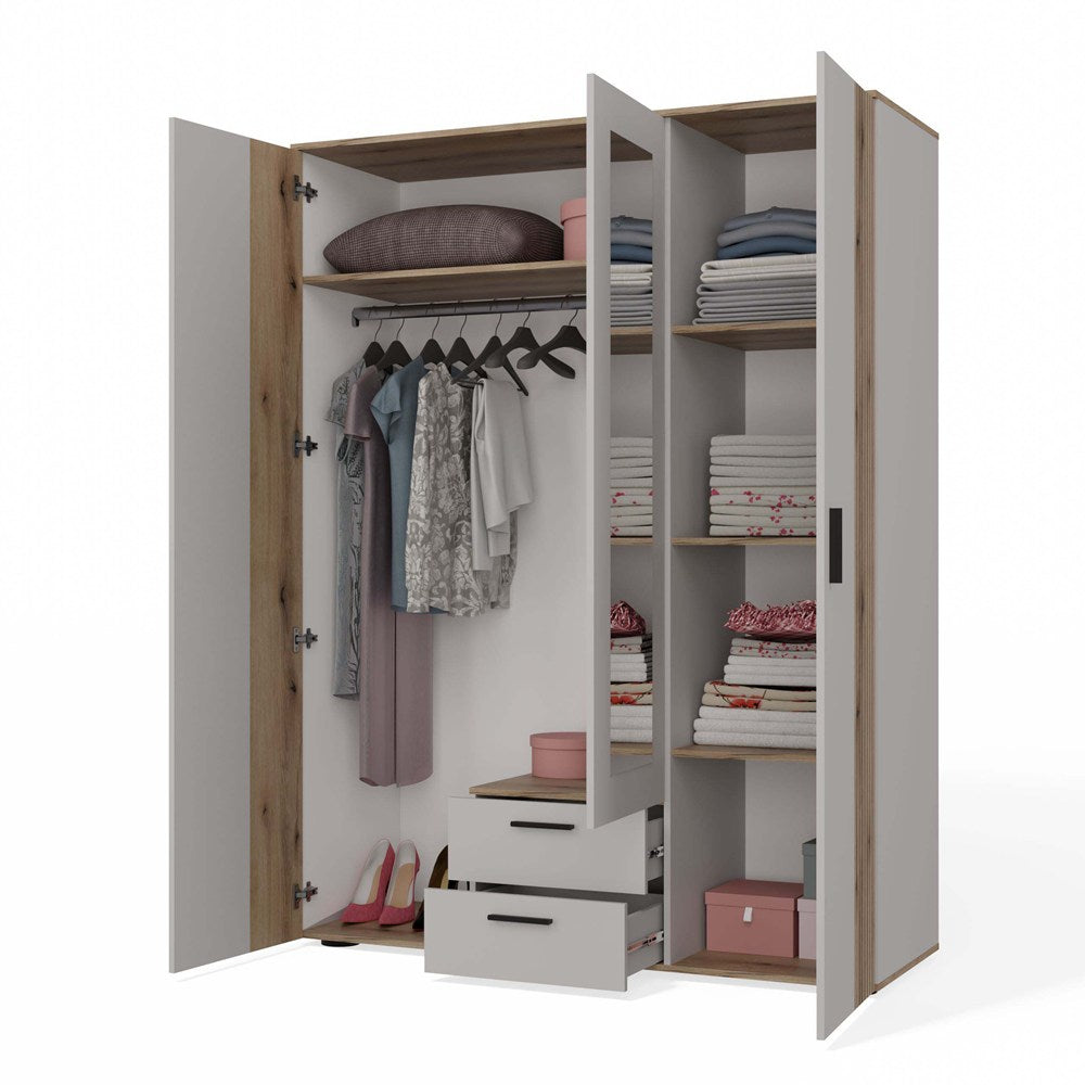 Kleiderschrank Kova in Farbe von kommodly