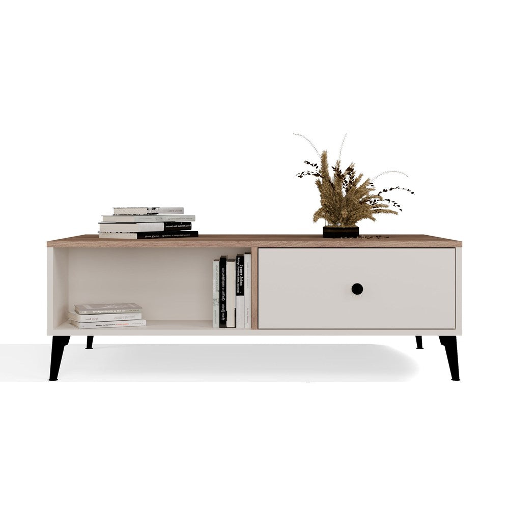 Couchtisch Tova Beige/Eiche in Farbe von kommodly