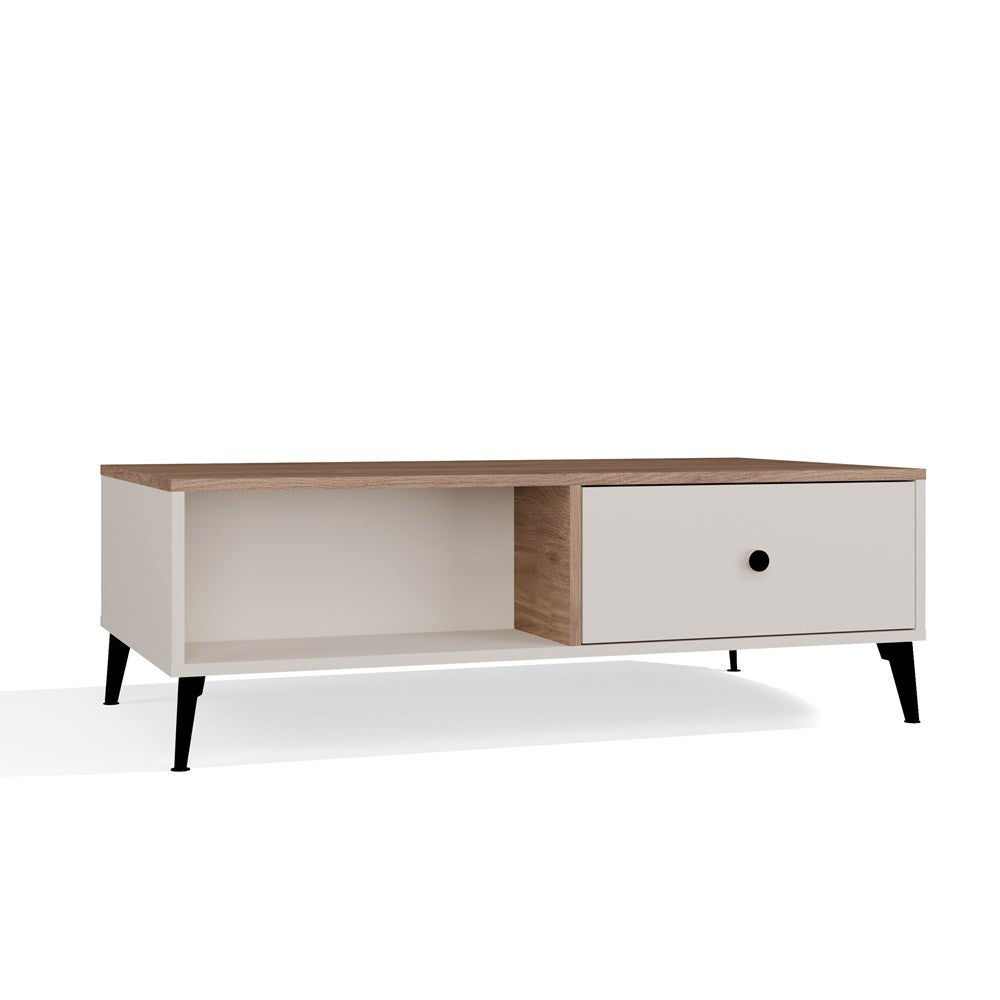 Couchtisch Tova Beige/Eiche in Farbe von kommodly