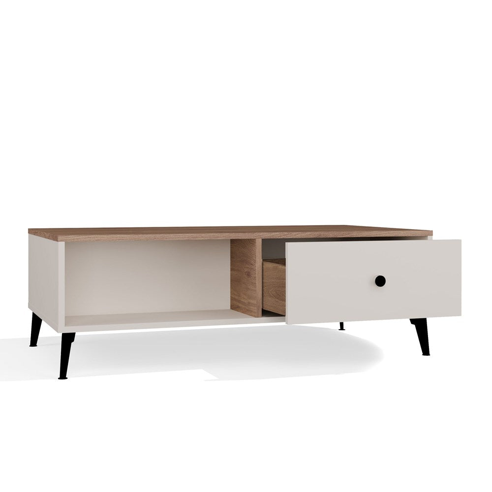 Couchtisch Tova Beige/Eiche in Farbe von kommodly