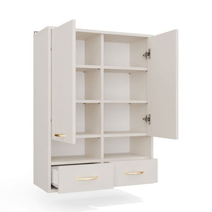 Wandhängeschrank Viva Weiß in Farbe von kommodly