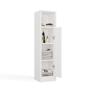 Badezimmerschrank Iva Weiß in Farbe von kommodly