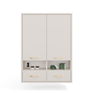 Wandhängeschrank Viva Weiß in Farbe von kommodly